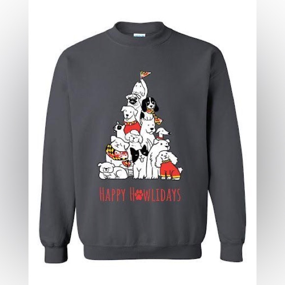 🆕 Happy Howlidays Tree (Coal Grey) / Crew
Sweatshirt - Picture 2 of 4